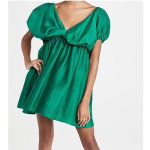 AZEEZA emerald green Dolly dress NWT